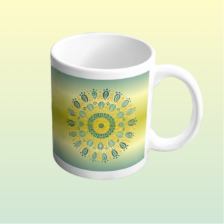 mandala minás bögre