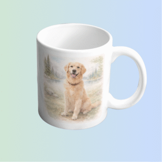 Golden retriever bögre