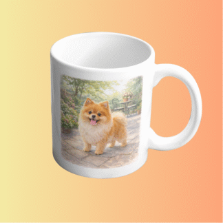 Pomerániai spicc bögre