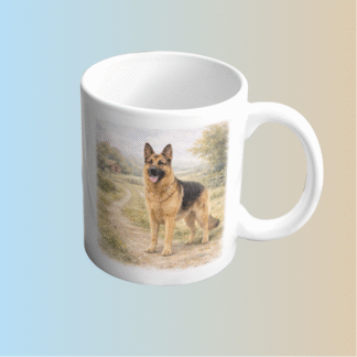 Német juhászkutya bögre