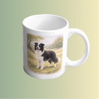 Border collie bögre